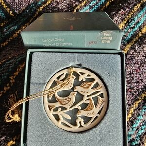 Lenox Four Calling Birds Ornament